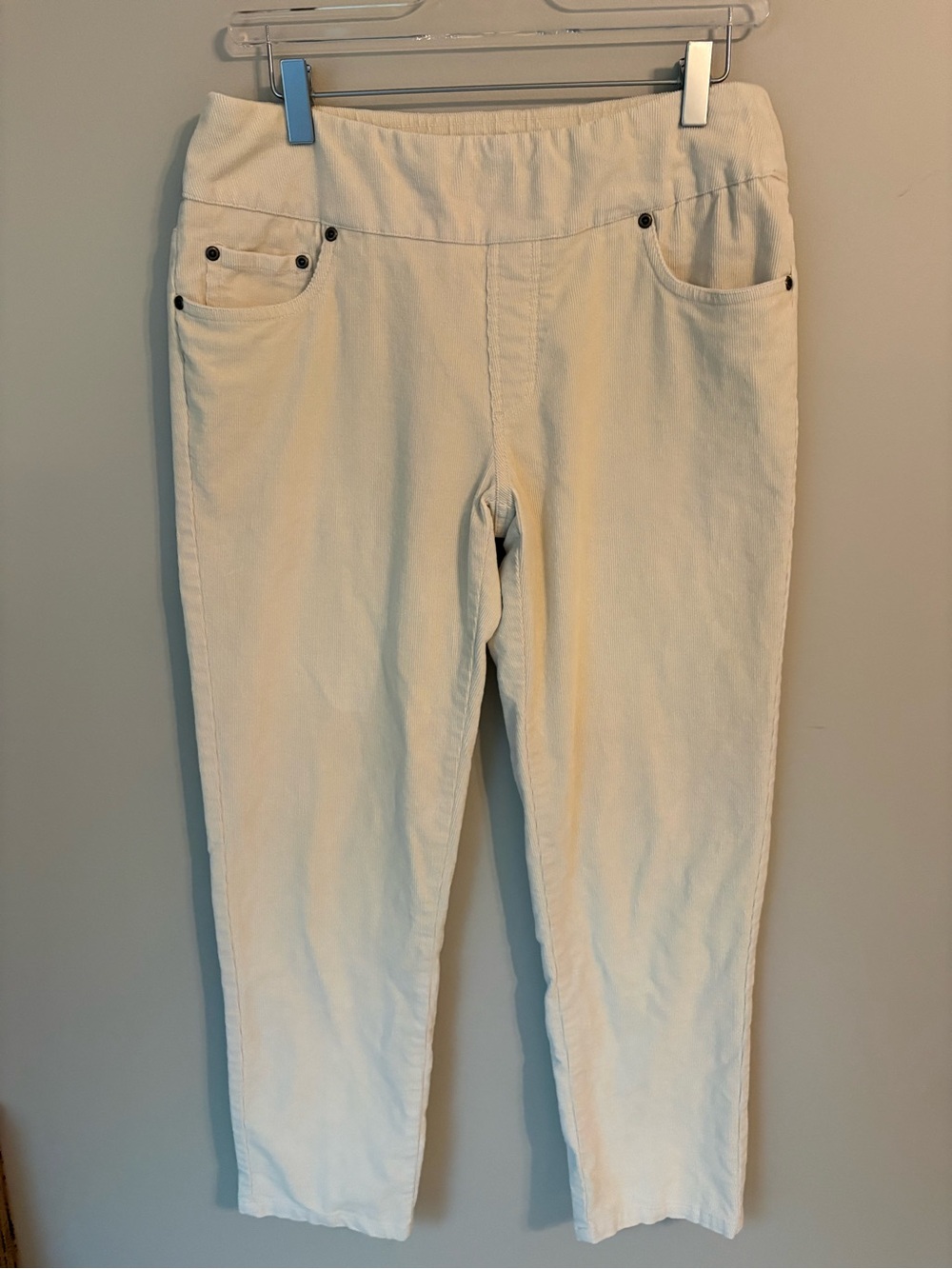 Blair Cream Corduroy Pull On Stretch Corduroy Jeans | Sz 6P